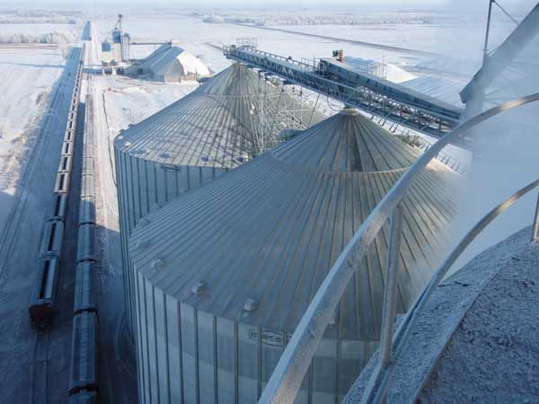 grain storage bins